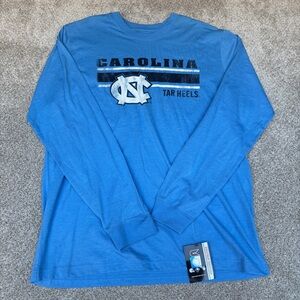 Colosseum North Carolina Tarheels Men's Long Sleeve Crewneck Tee Men's Med NWT